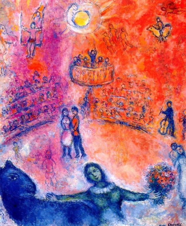 Cirque contemporain Marc Chagall Peintures à l'huile
